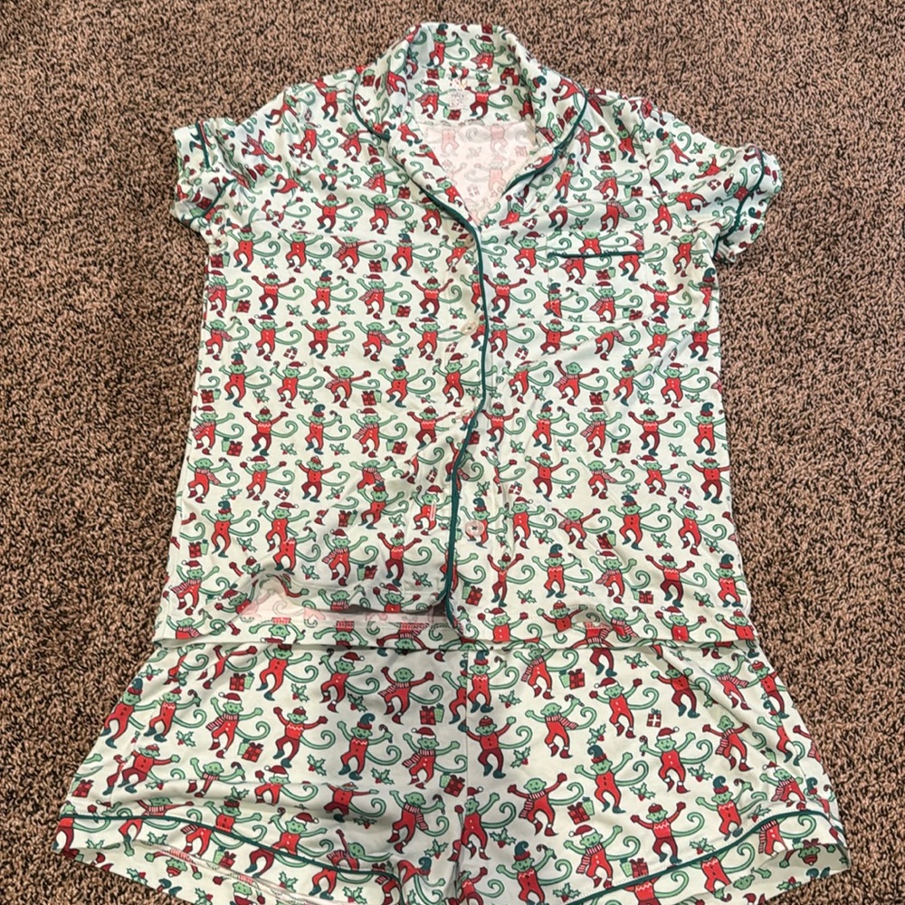 Roller Rabbit Merry Mas Monkey M